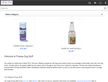 Tablet Screenshot of finessedogstuff.com